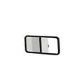 Universal Non-Contoured Horizontal Sliding Window with Trim Ring J581229