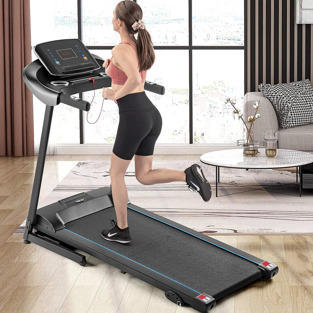 Folding 2.5HP Electric Treadmill A646