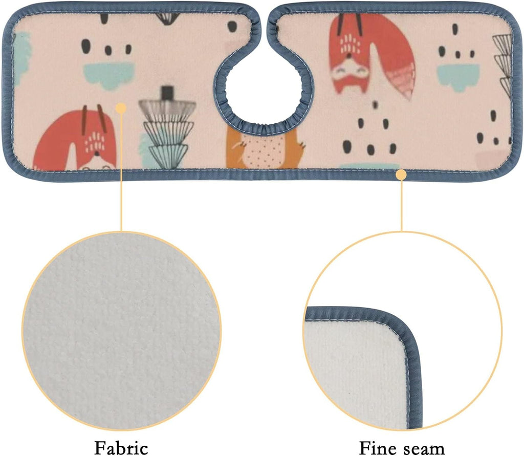 3PCS Microfiber Sink Splash Guard Drip Catcher L4836