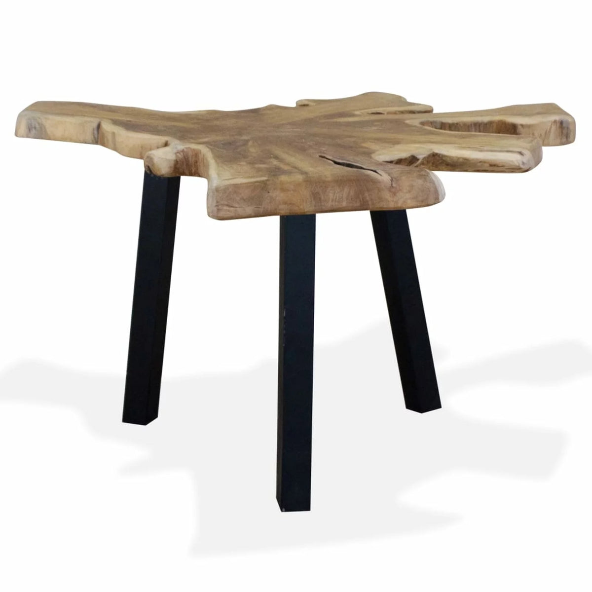 Teak Coffee Table with Steel Legs X77053