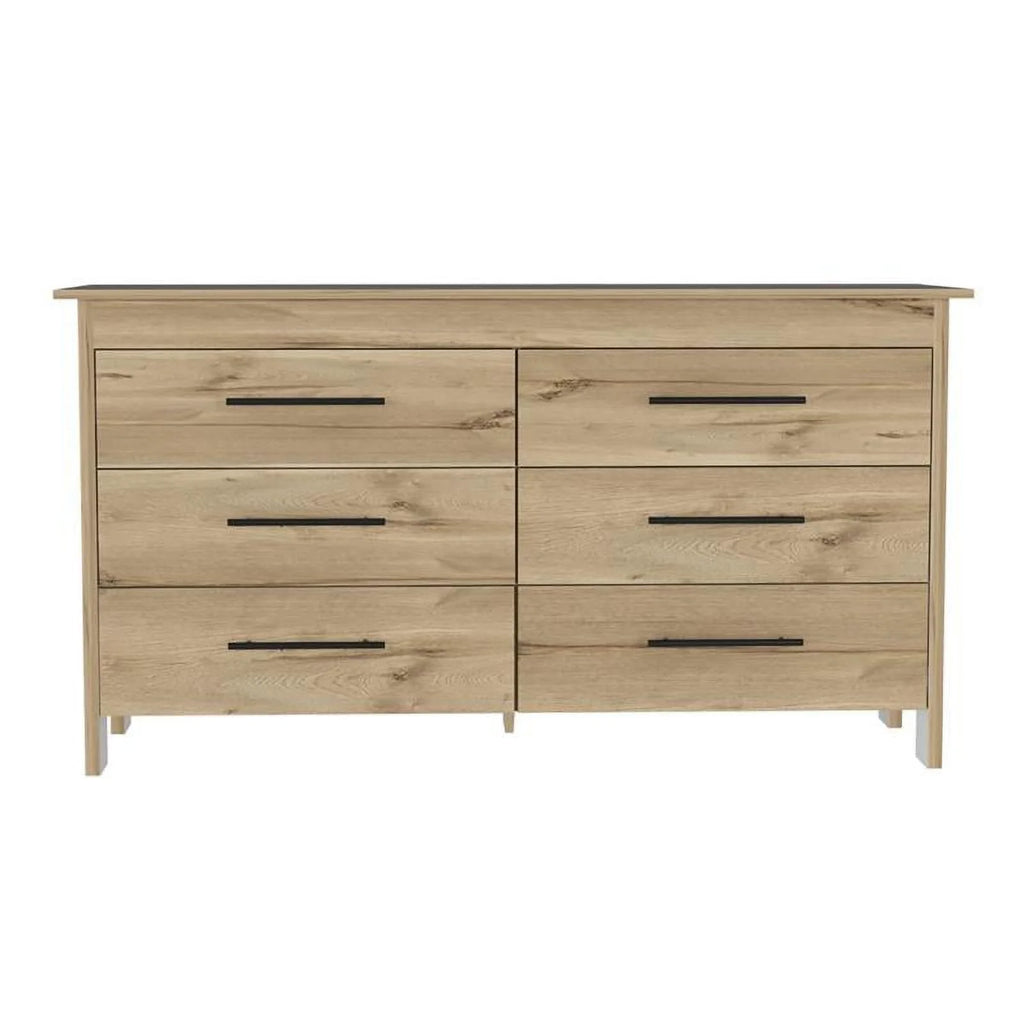 6 Drawer Engineered Wood Double Dresser W620058
