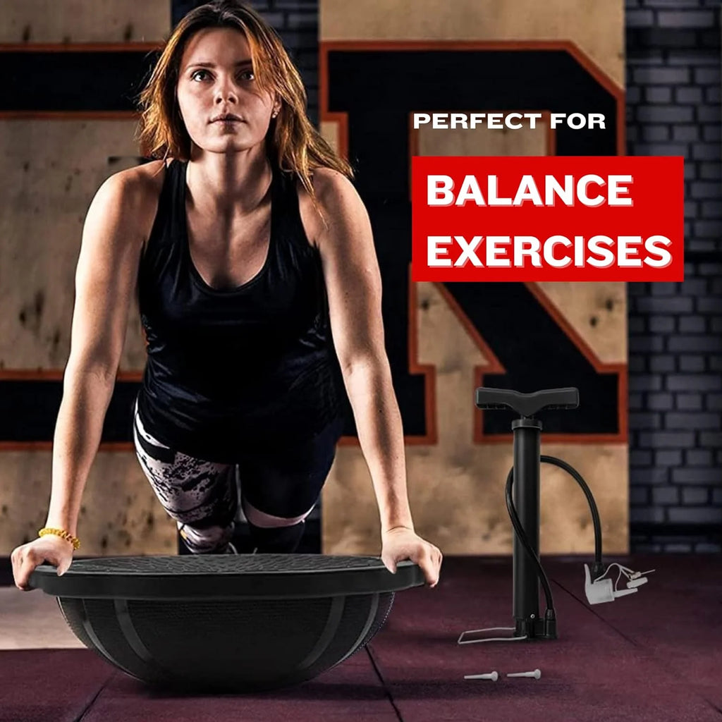 Black Matte Half Ball Balance Trainer S9772