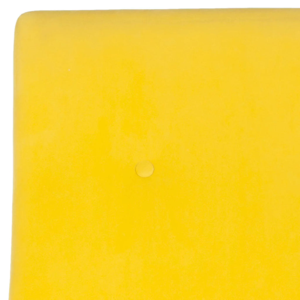 Yellow Velvet Accent Chair Q210