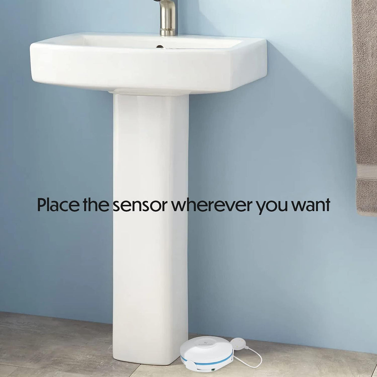 2-Pack White WiFi Water Leak Sensor I894904