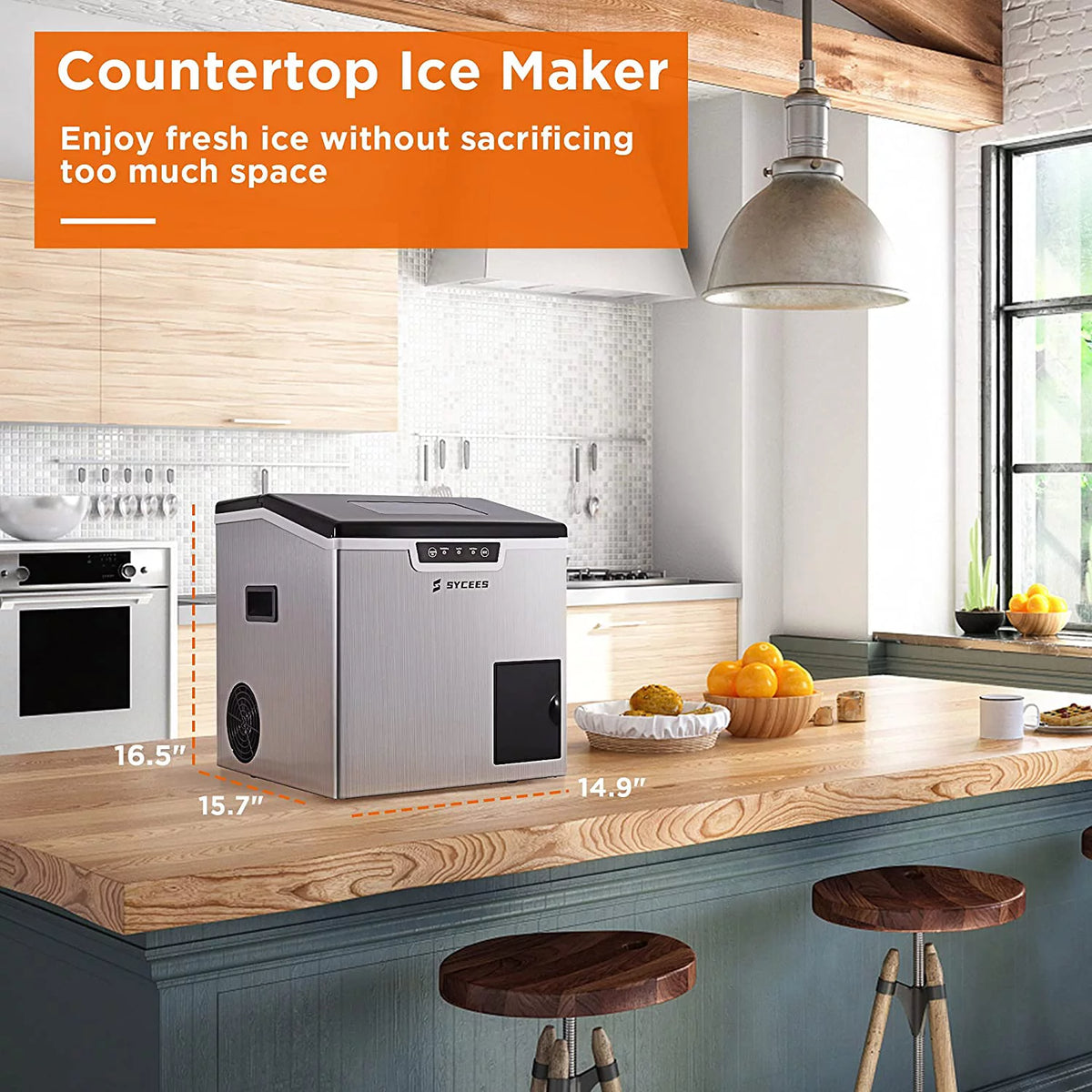 2-in-1 Countertop Ice Maker Machine & Ice Shaver G334062