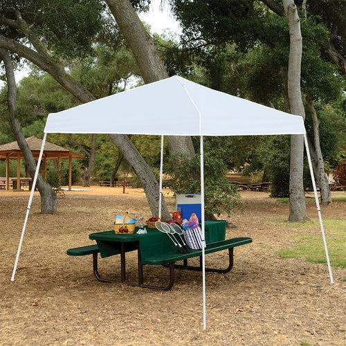 10 x 10 Angled Leg Instant Canopy Tent Shelter, White D19781