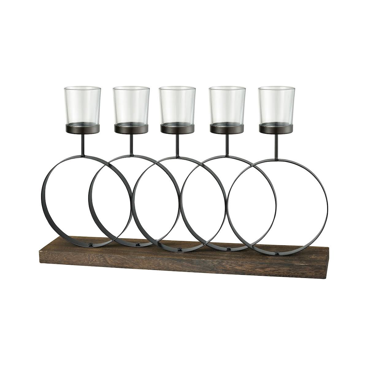 Rustic Centerpiece Candle Holder J7799