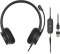 Pack of 2 Wired USB Computer Headset with Microphone I349339