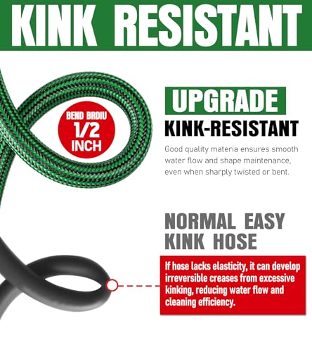 25 ft Heavy Duty Kink Resistant Garden Hose I669