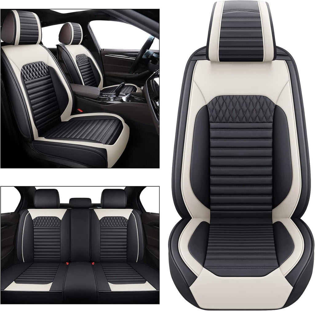 Black and Pink Full Set Seat Covers D40755