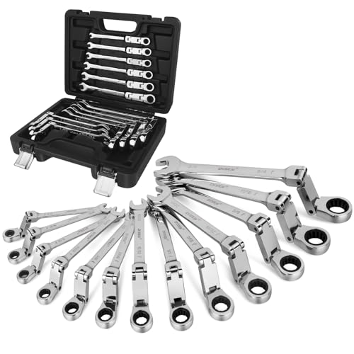12-Piece Metric Ratcheting Wrench Set with Case W96943