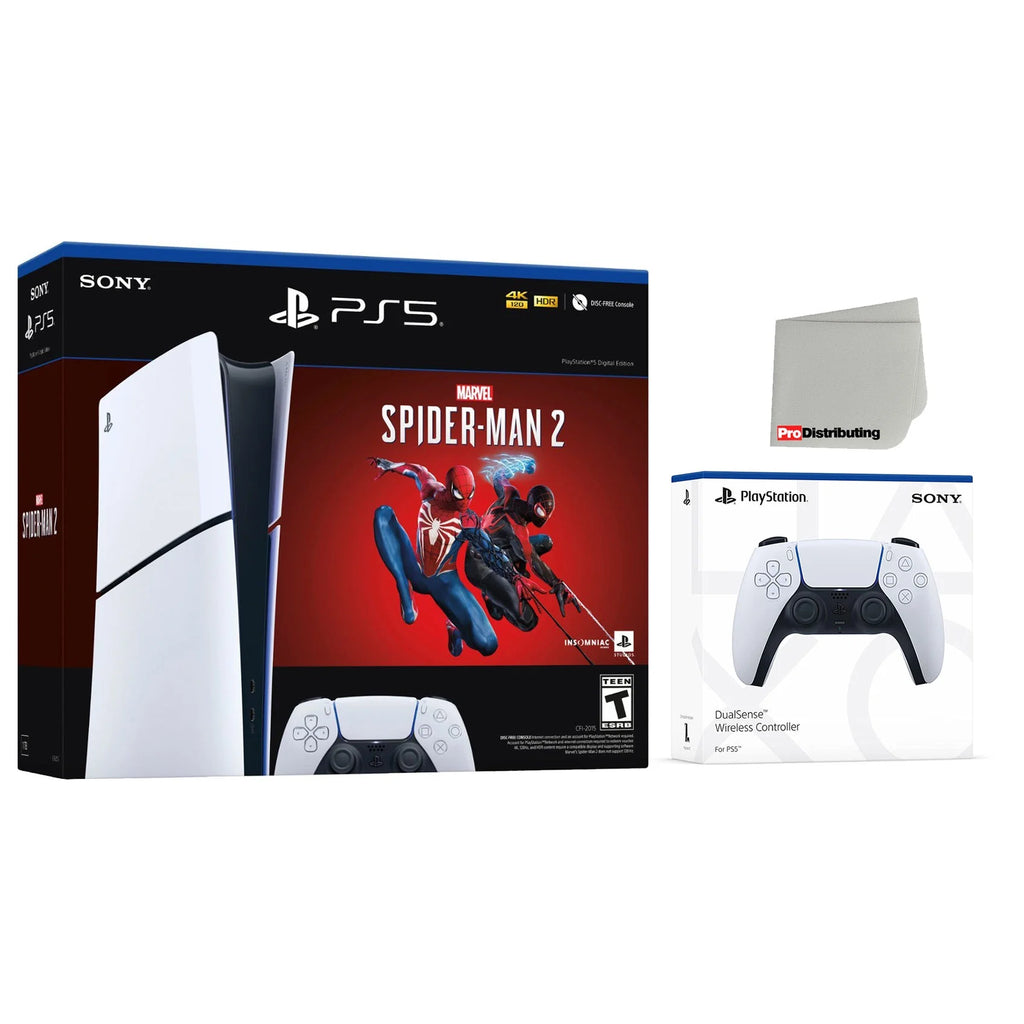 PlayStation 5 Digital Slim with Extra White Controller Q114531