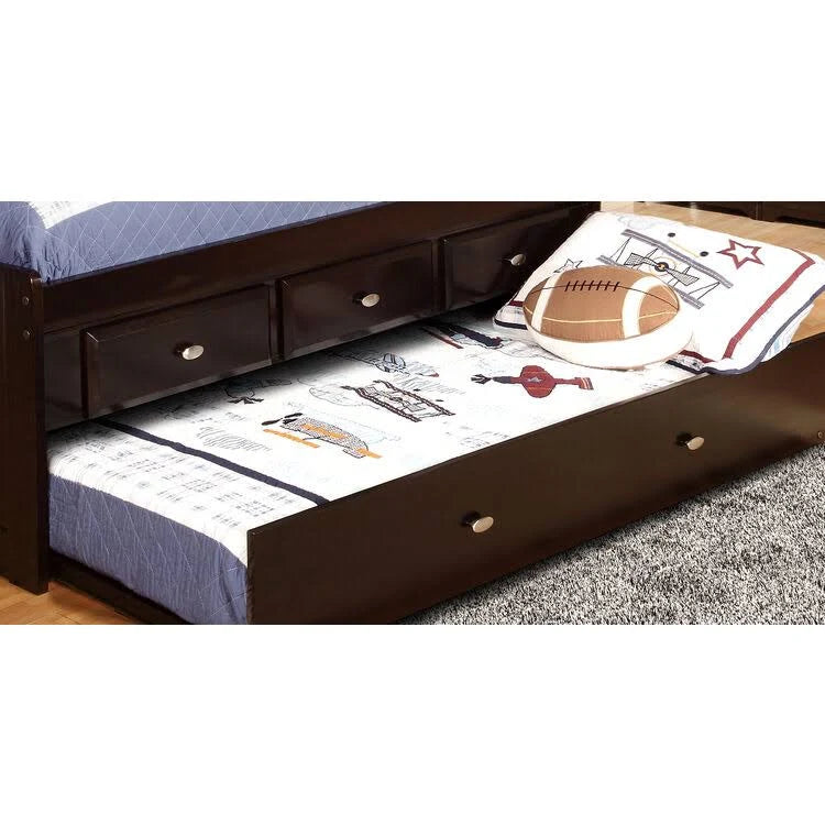 Twin Rake Bed Espresso S533822