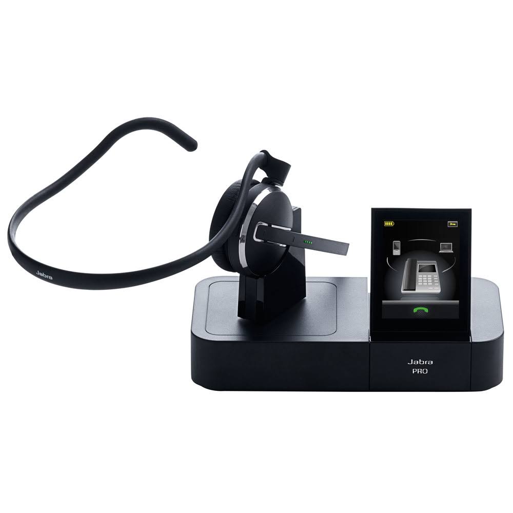 Black Monaural Wireless Headset W54087