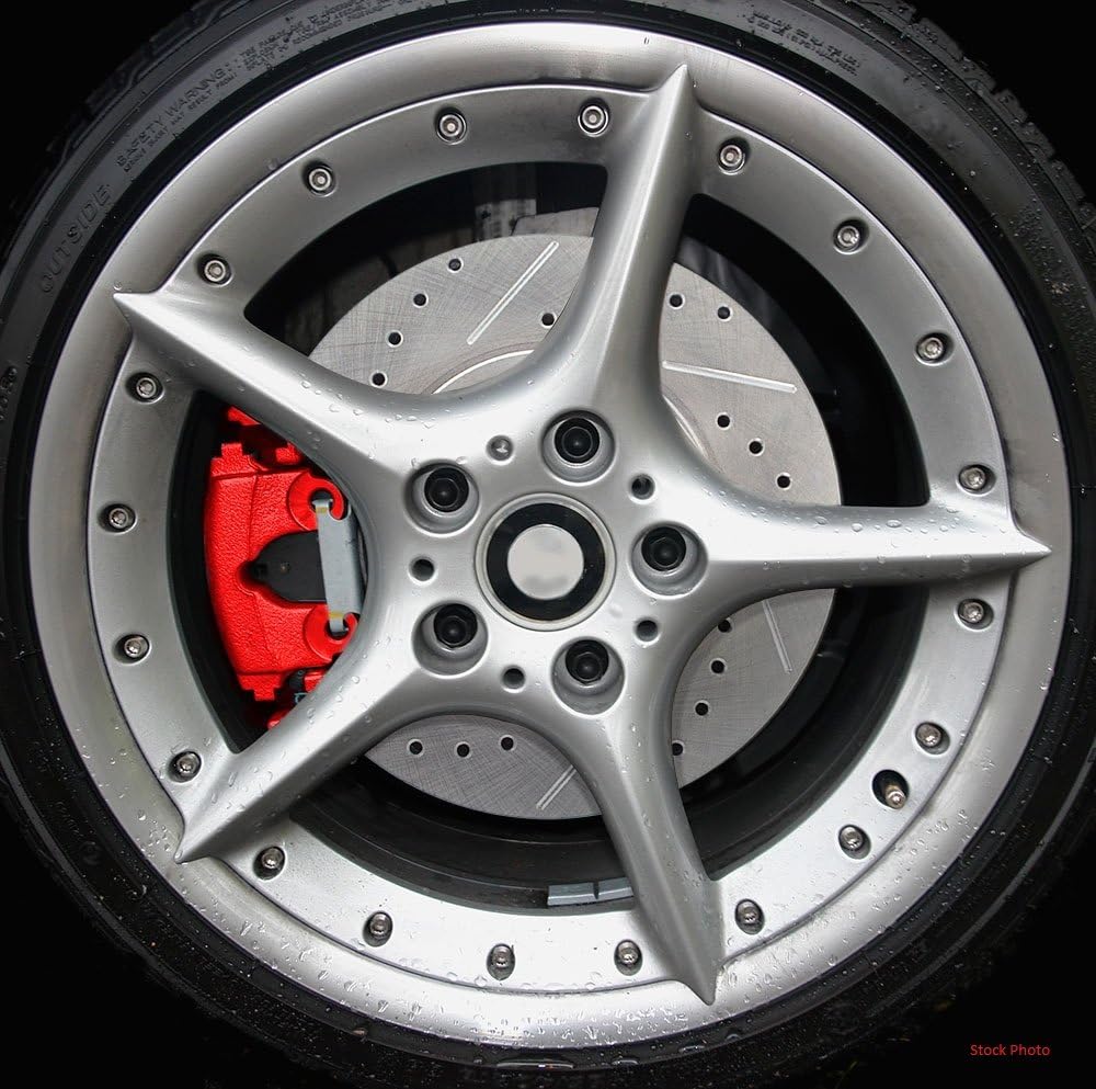 Red Powder Coated Caliper Assembly Pair Set U365423