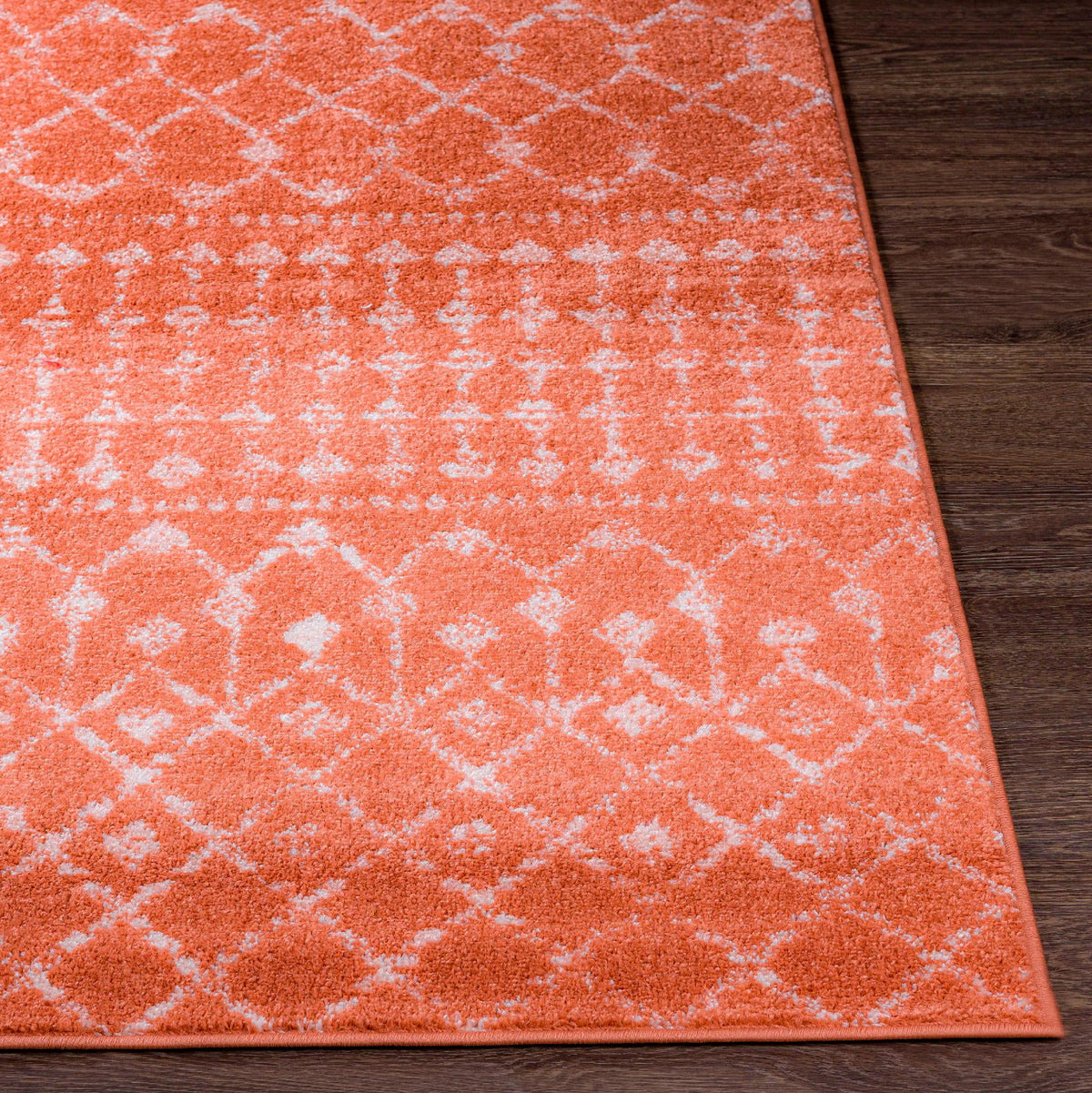 5x7 Coral Area Rug R92062