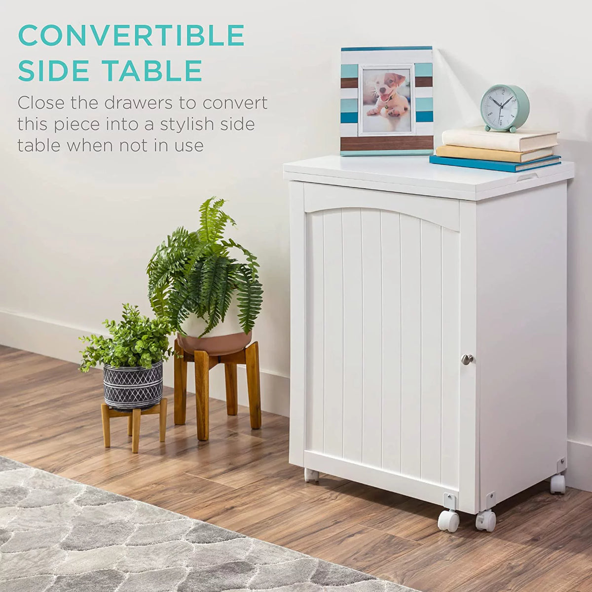 Folding Sewing Table White Z8955