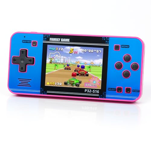 Handheld Game with 220 32-bit Video Games, 3.0” IPS Screen, Rechargeable Portable Mini Arcade X480249