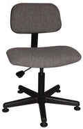 Gray Fabric Chair 5 Star Base E8455