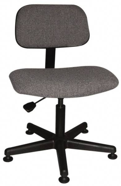 Gray Fabric Chair 5 Star Base E8455