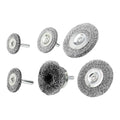 Wire Wheel/Cup Brush Set, 6 Piece X58100