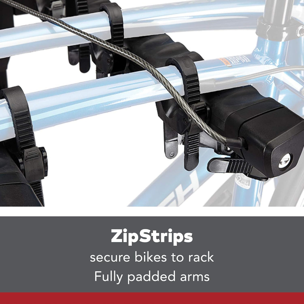 Hitch Mount Bike Rack, 4 Bike Capacity J505817