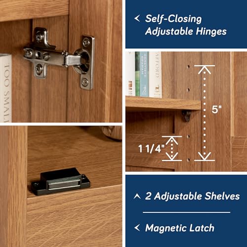 Highland Oak Storage Cabinet W433