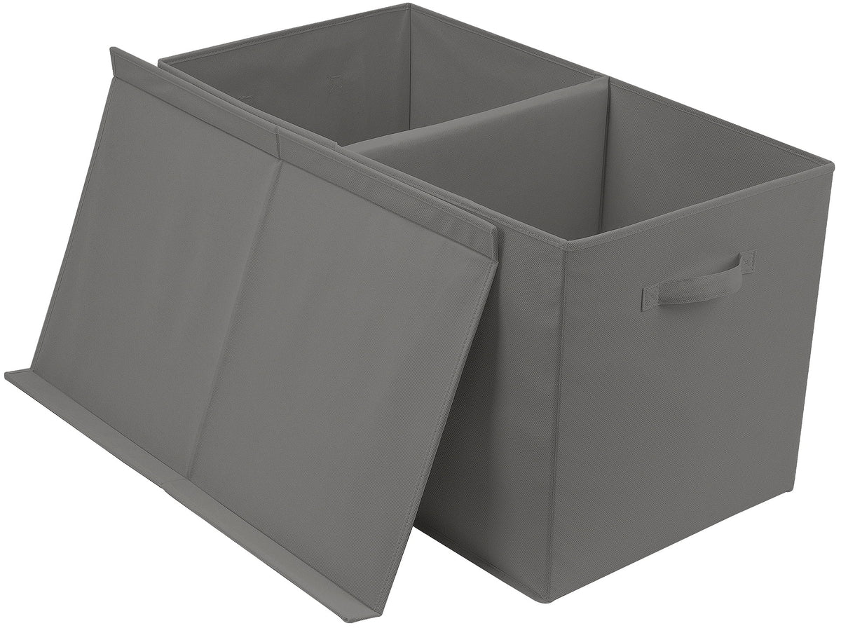 Large Toy Chest with Flip-Top Lid (Gray) L652