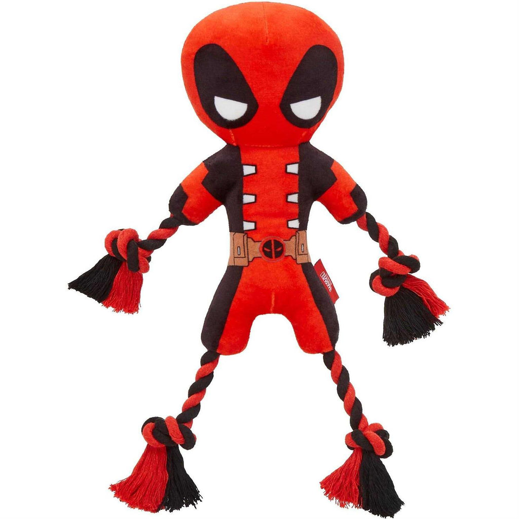Plush Squeaky Dog Toy with Rope D8757