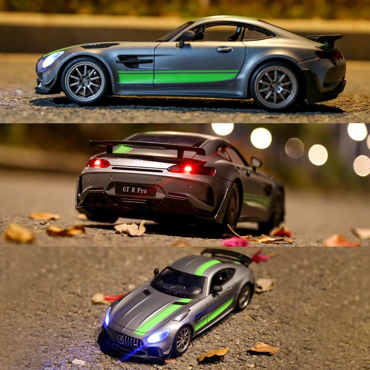 1/16 Scale RC Car with Lights, 2.4Ghz Remote Control, Pack of 2 A913528