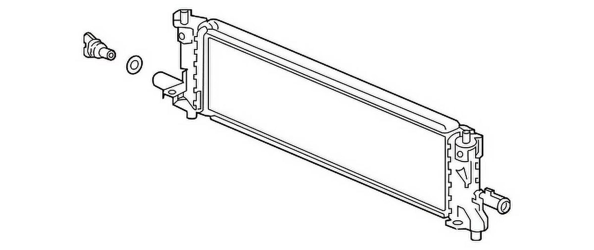 Direct Fit Plastic Tank Aluminum Core Radiator C835700