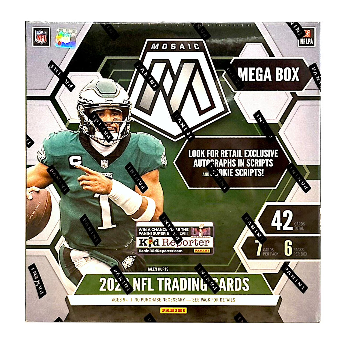 Mega Box NFL Football Trading Cards F768344