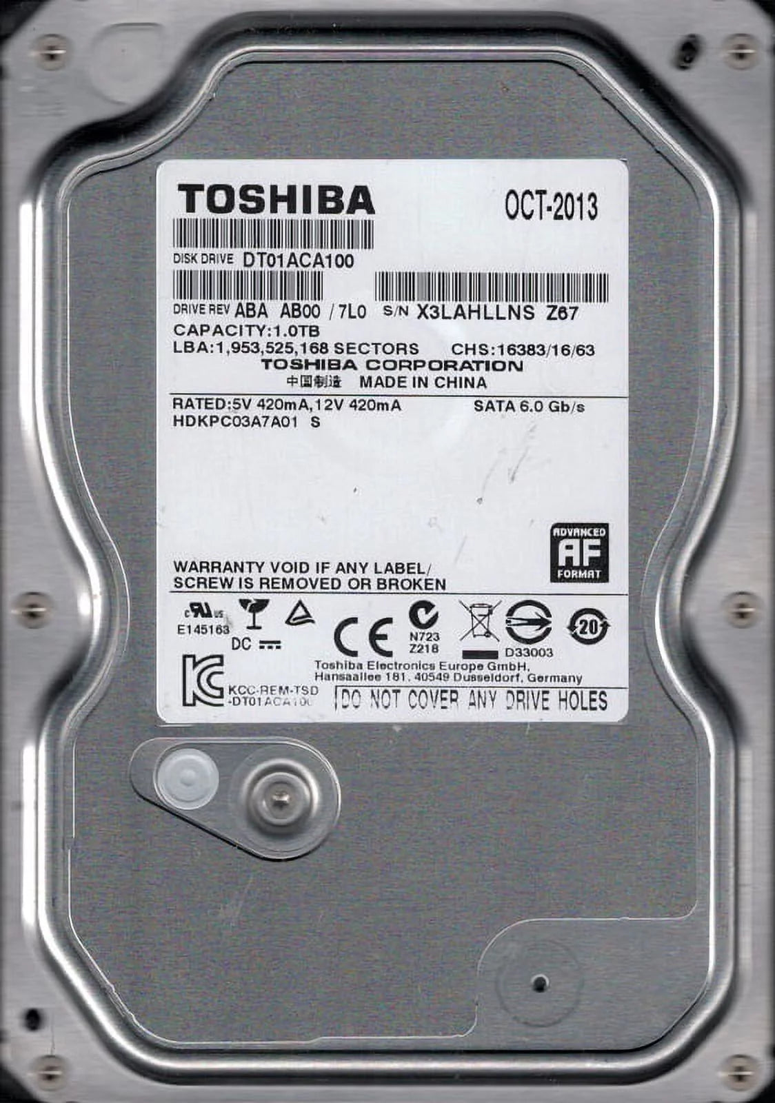 1TB Desktop Hard Drive D87447