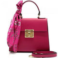 Fuchsia Mini Tote Leather Handbag T83847