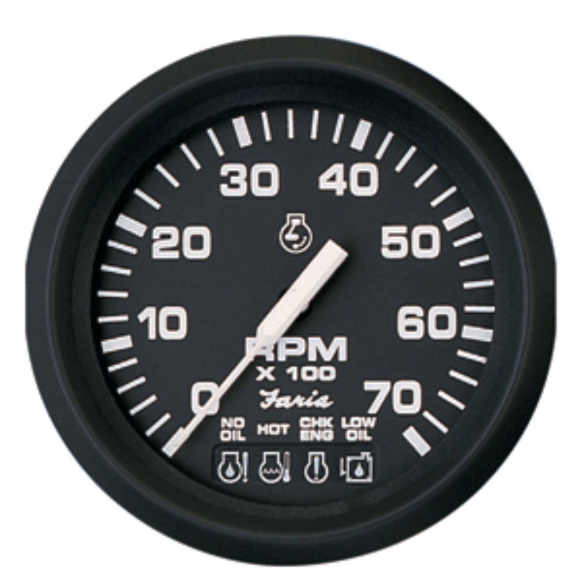 Black 4" Tachometer W741376