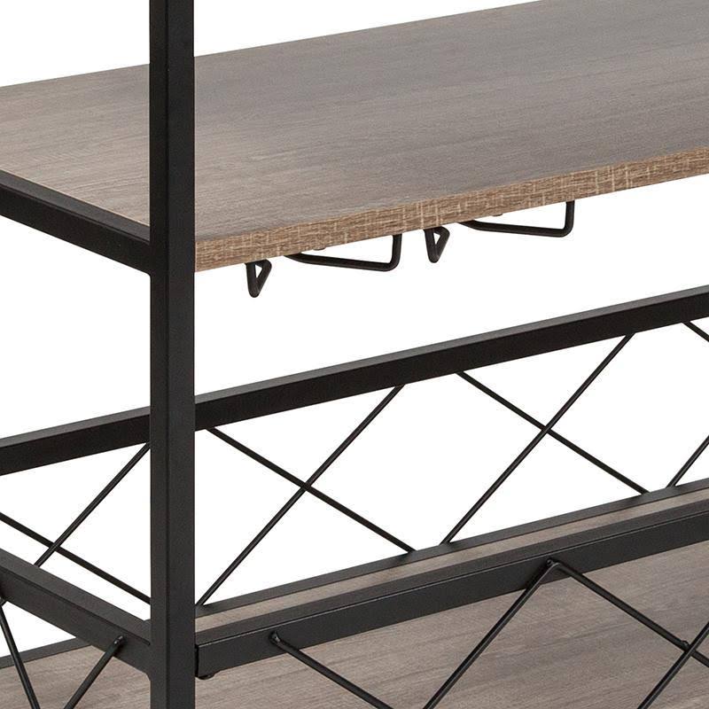Oak Wood Kitchen Bar Cart M29687