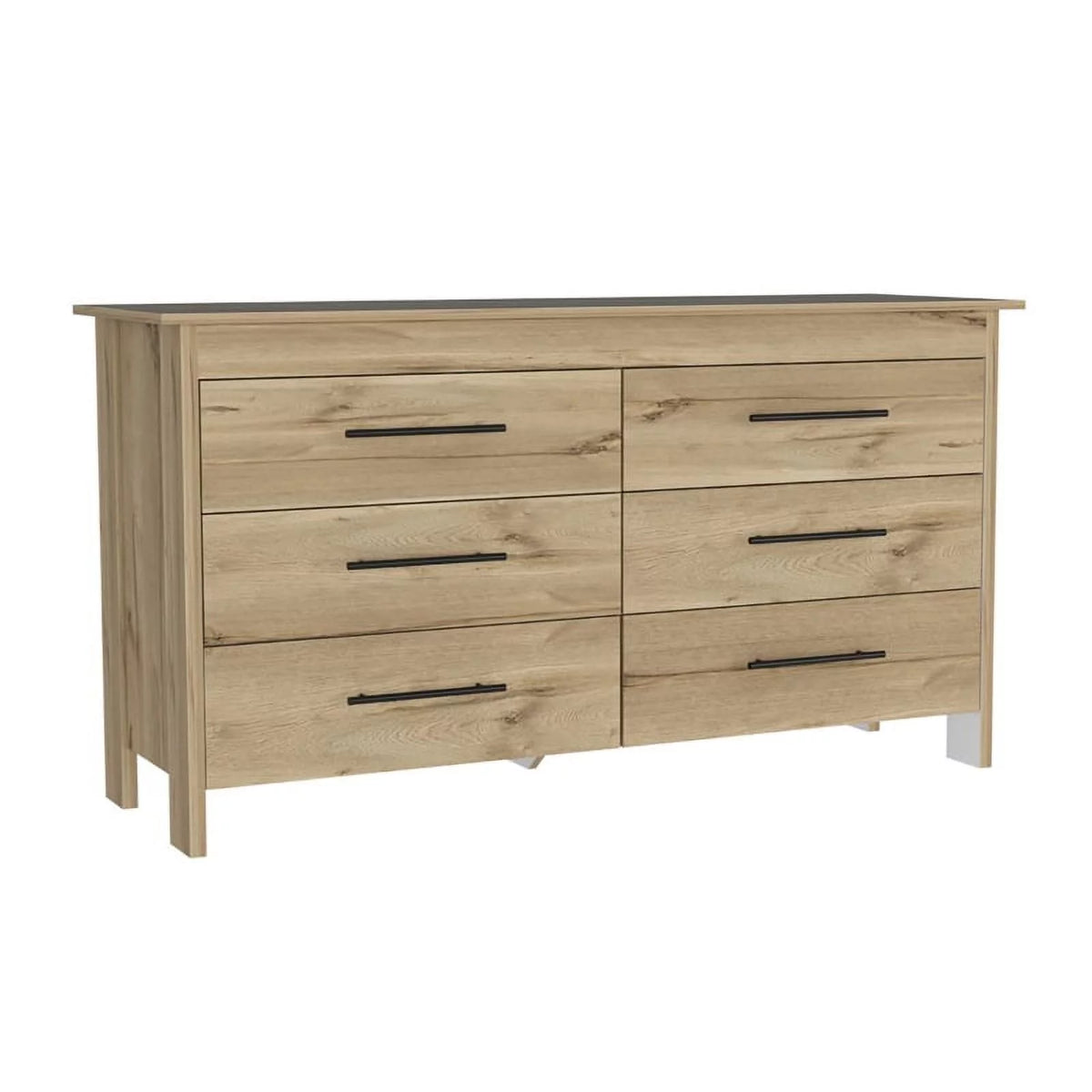 6 Drawer Engineered Wood Double Dresser W620058