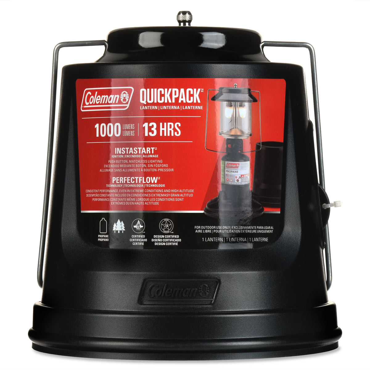 Coleman One-Burner Camp Stove and 810 Lumen 2-Mantel Lantern Value Bundle I868