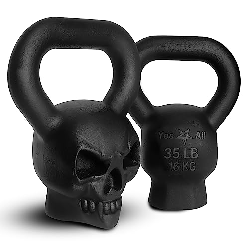 Cast Iron Kettlebell with Anti Slip Powder Coated Handle Y34881