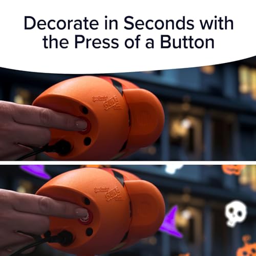 Halloween Holiday LED Projector with 6 Slides & Remote W18576