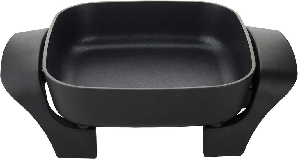 8-Inch Nonstick Electric Skillet With Glass Lid, Black M777