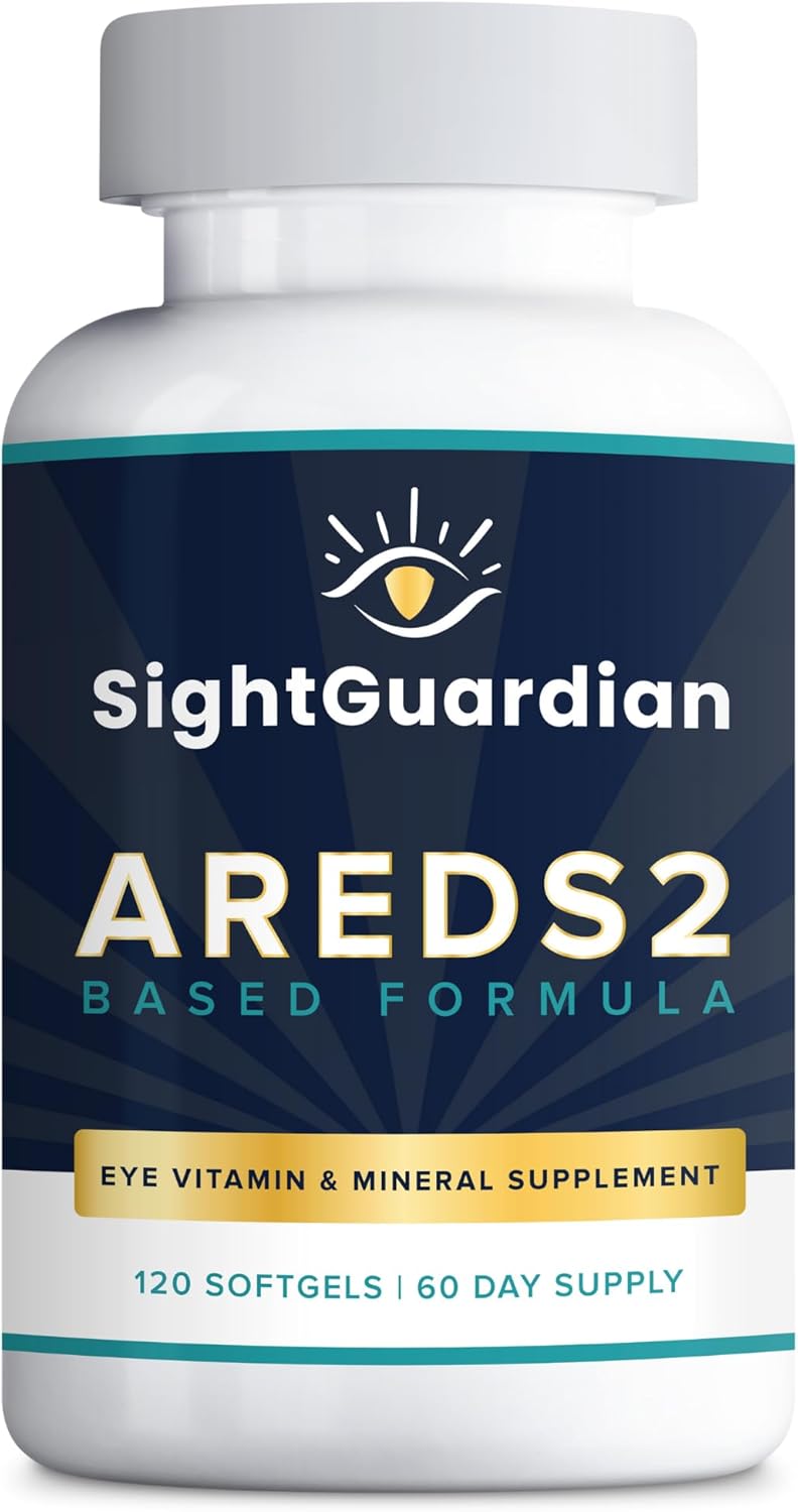 AREDS2 Based Eye Vitamin-Mineral Supplement (120 ct. 60 Day Supply) Low Zinc Formula E6787