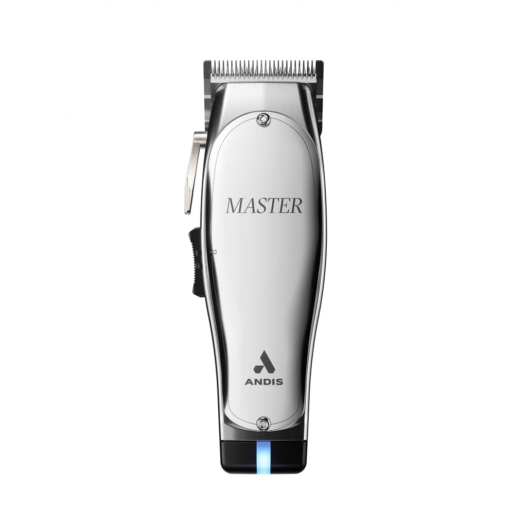 Silver Corded/Cordless Hair Trimmer with Adjustable Carbon Steel Blade A763