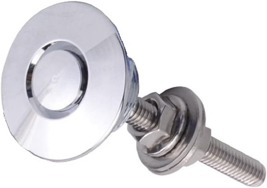 2 Pack Quick Release Latch Lock Clip Push Button Bonnet Kit 1.25in/32mm Aluminum Alloy L97412