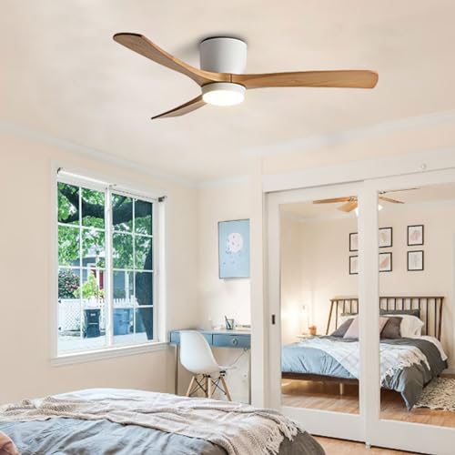 Grey 36in LED Ceiling Fan with Remote Q8982
