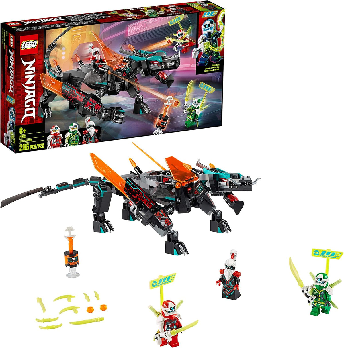 Lego Ninja Toy Building Kit (286 Pieces) G585164