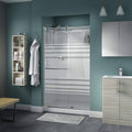 48 inch Wide Sliding Frameless Shower Door - Chrome V94377