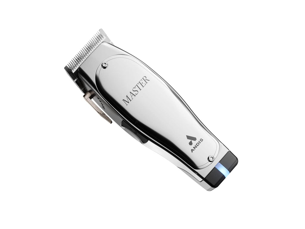 Silver Corded/Cordless Hair Trimmer with Adjustable Carbon Steel Blade A763