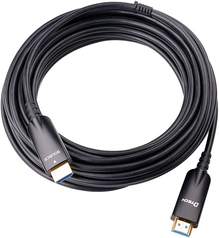75ft Fiber Optic HDMI Cable 4K 30Hz 1080p 60Hz Black T7634