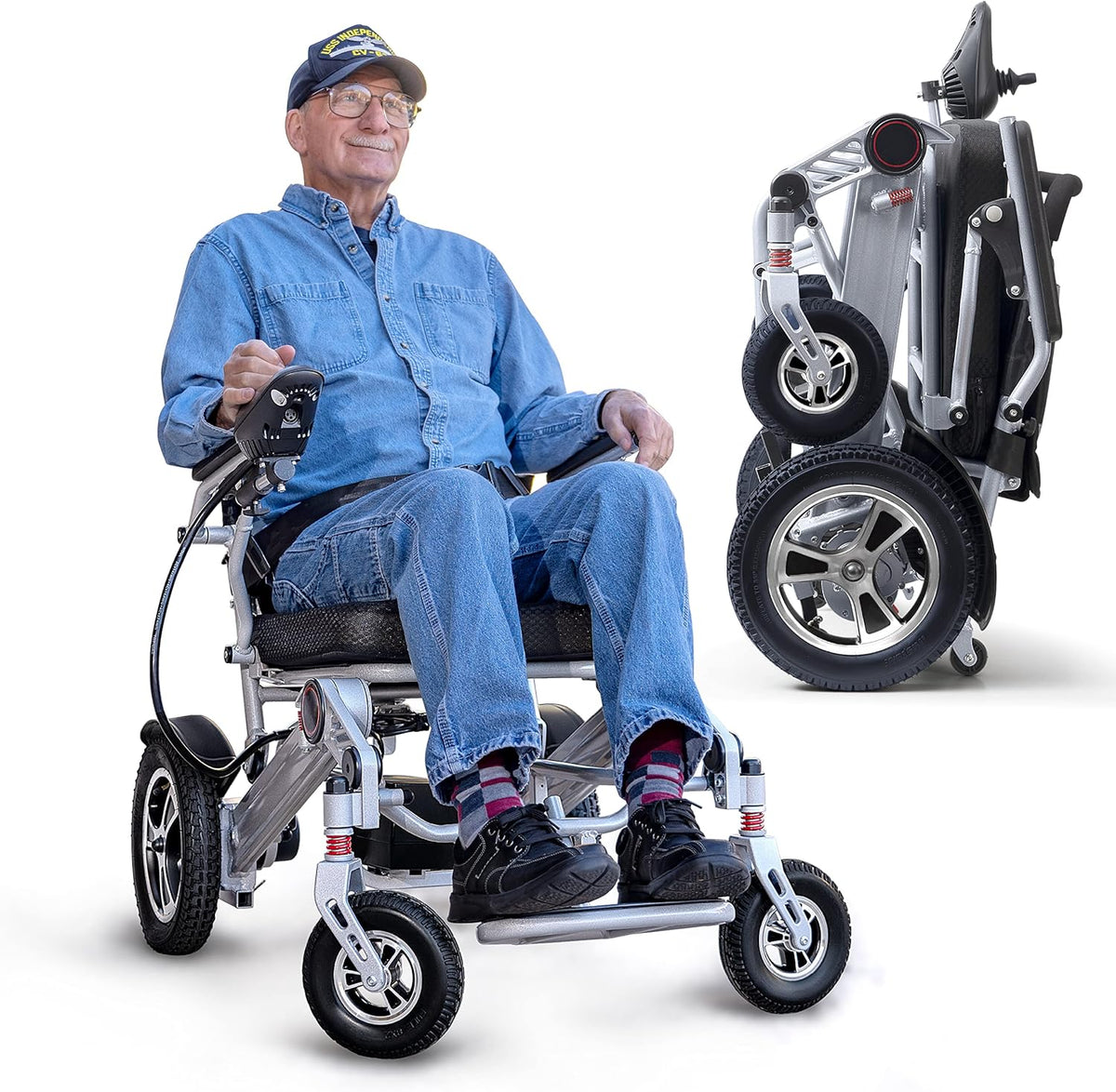 Gray Electric Wheelchair J785807